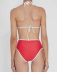 Its Now Cool The Waisted Duo Pant Red/ White
