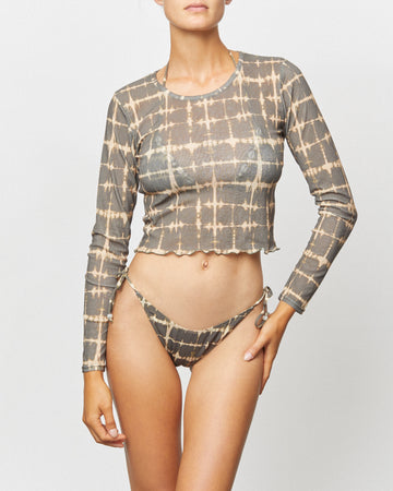 Its Now Cool The Mesh Crop Rip Tide
