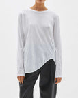 Bassike Regular Scoop Hem Long Sleeve