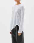 Bassike Regular Scoop Hem Long Sleeve