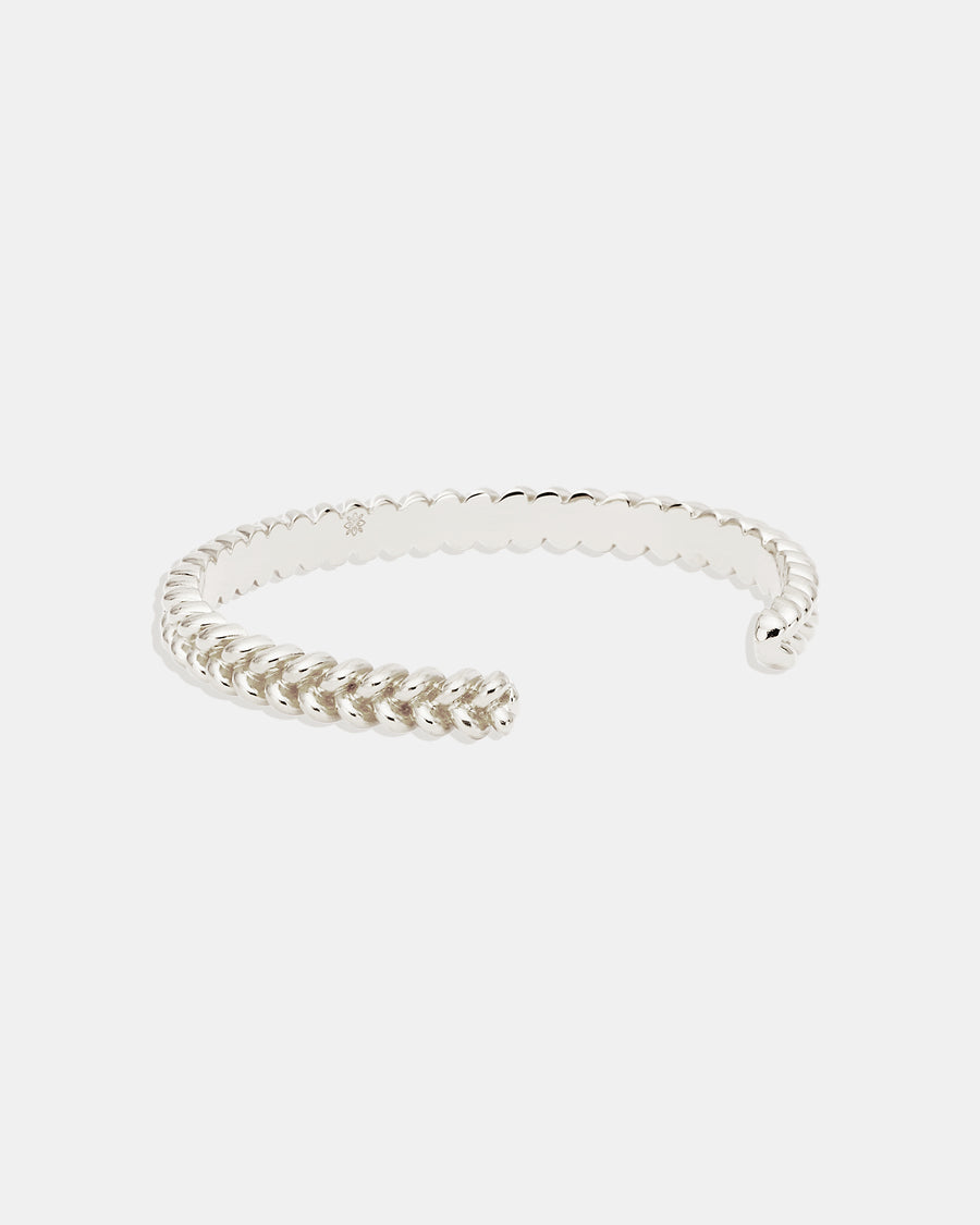 By Charlotte Intertwined Cuff Silver