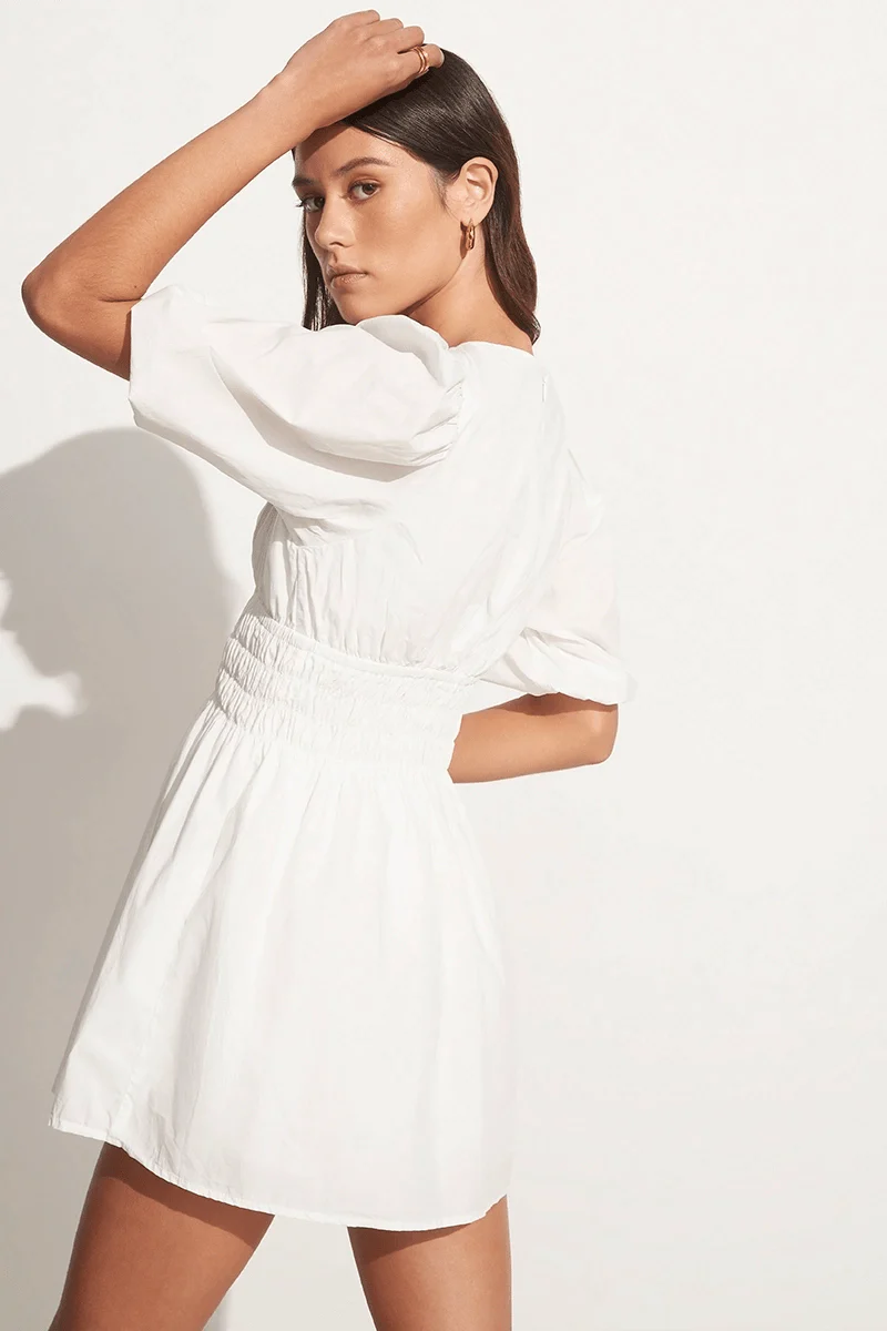 Brand Valledoria Mini Dress White