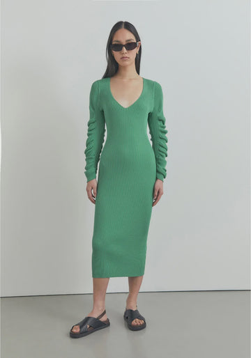 Woods Transcendent Dress Aspen Green