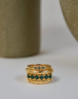 Wildthings Vintage Rain Forest Ring Gold Plated
