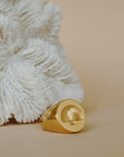 Wildthings Collectables Chunky Shell Ring Gold