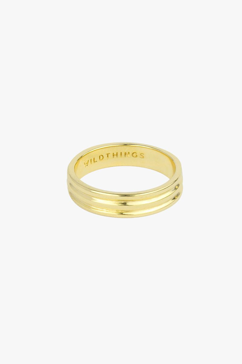 Wildthings Triple Pinky Band Ring Gold