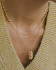 Wildthings Small Bar Necklace Gold