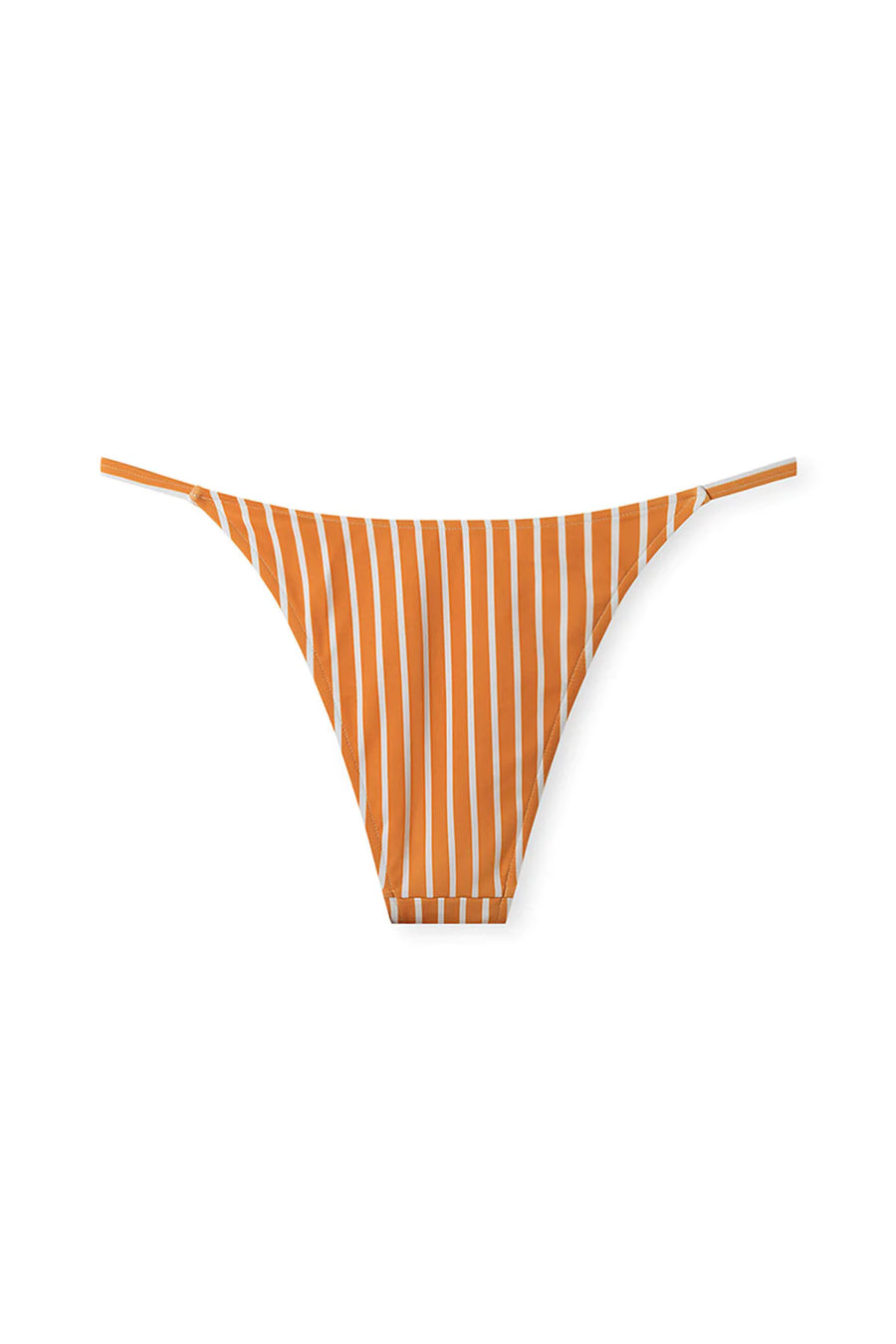 Zulu & Zephyr Tangerine Stripe String Curve Brief