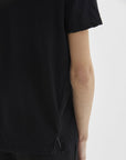 Bassike Slim Heritage Short Sleeve T/Shirt Black