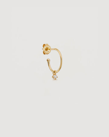By Charlotte 14k Solid Gold Tranquillity Hoop