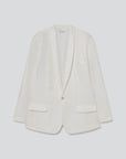 Silk Laundry Twill Miami Blazer White