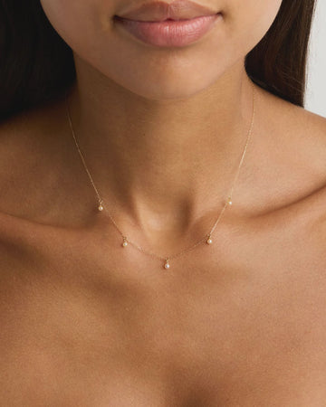 By Charlotte 14k Solid Gold Peace Lover Chocker