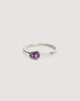 Charlotte Sterling Silver Kindred February Birthstone Ring